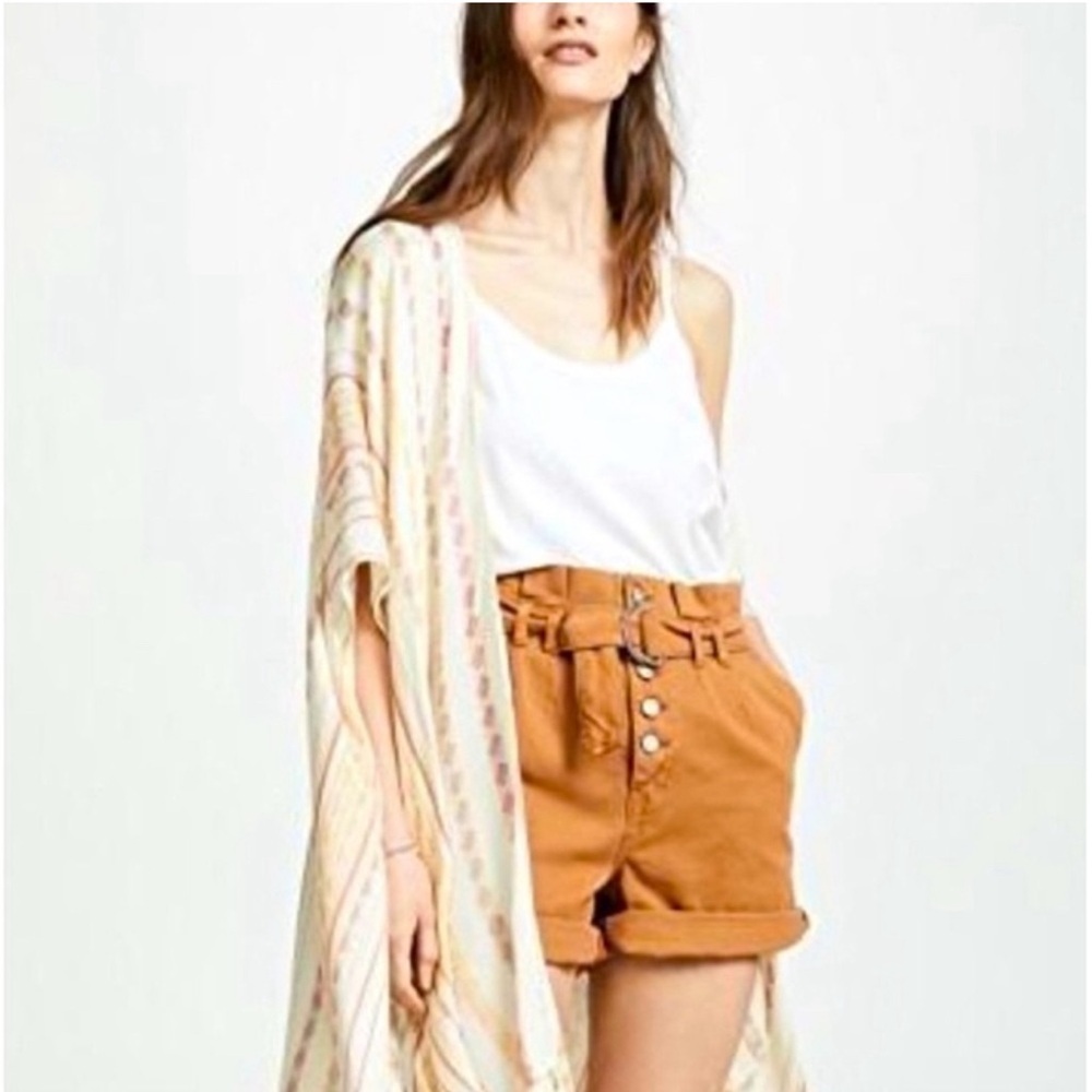 EUC!! Free People Desert Rush Cindy Utility Shorts 4